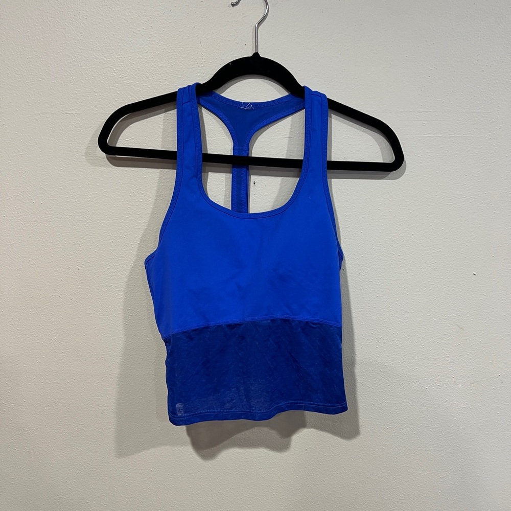 Fabletics Blue Tank Top